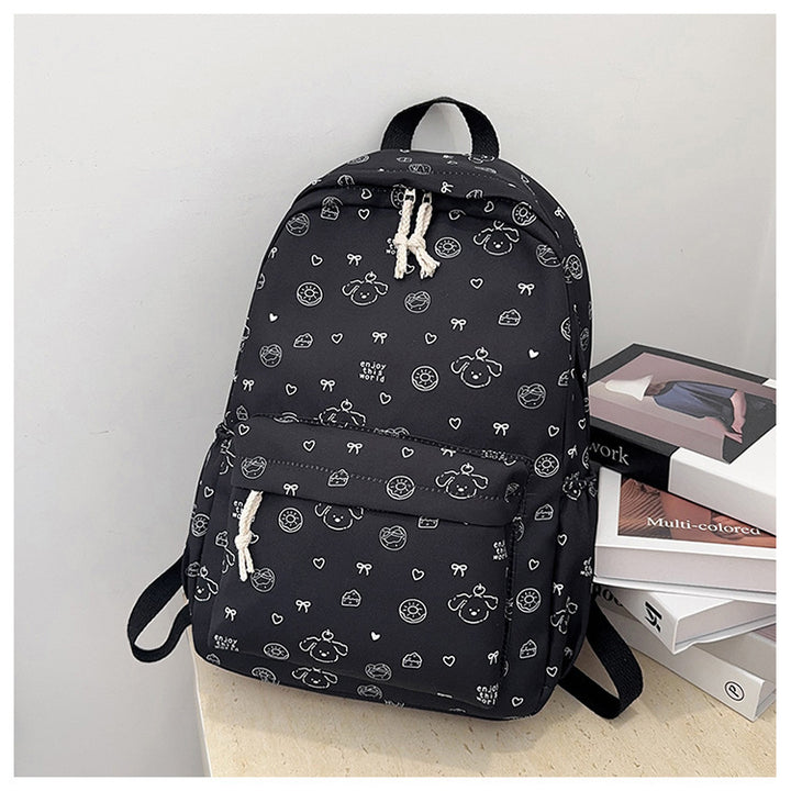 Playful Cartoon-Themed Backpack Bowlift