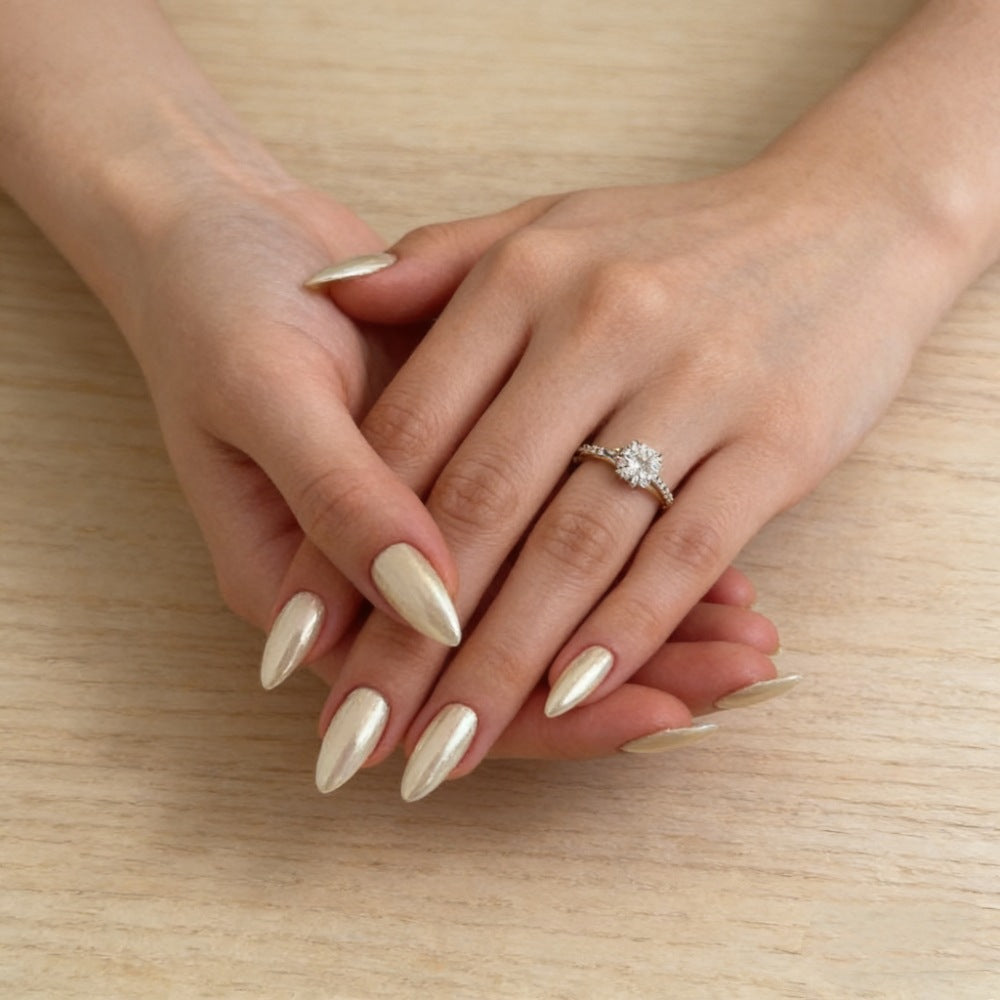 Premium Stiletto-Shaped Press-On Nails Bowlift