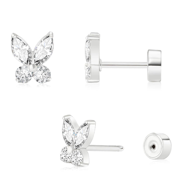 Ear studs with flat back | Bowlift