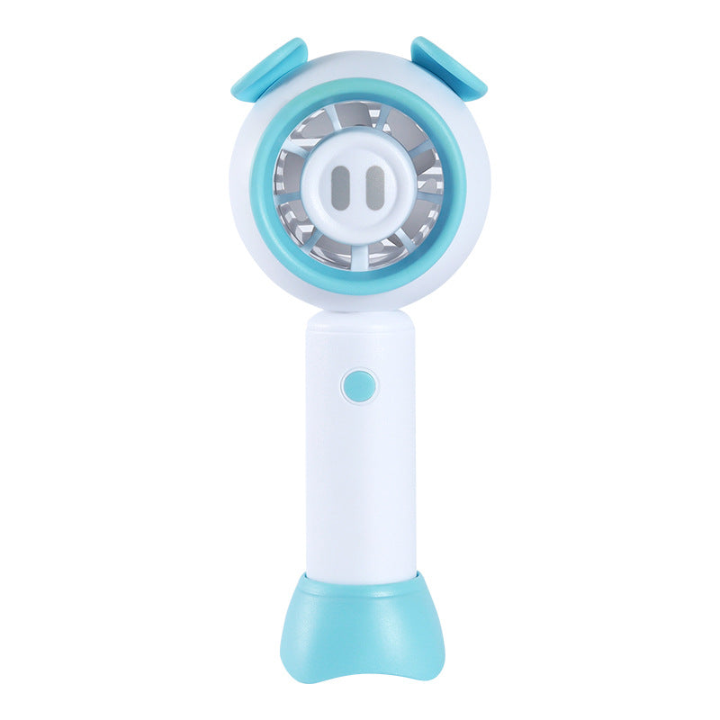 Women's Portable Mini Hand Fan with Animal Design Bowlift