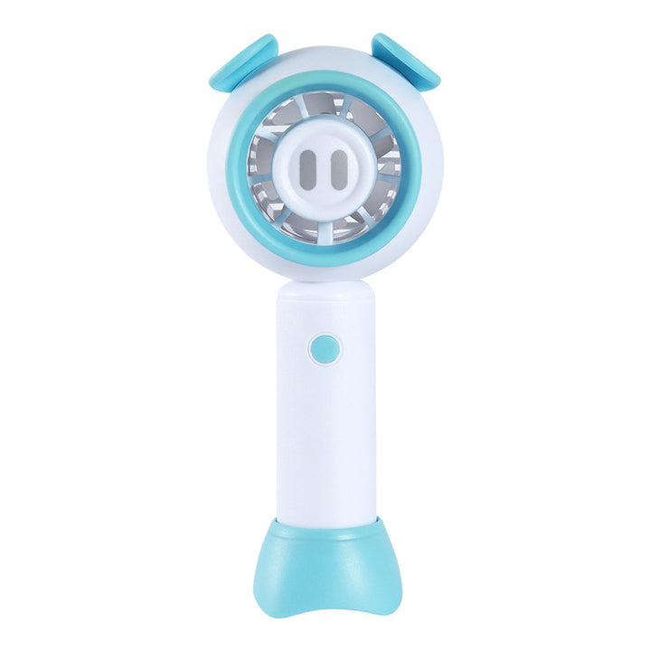 Ladies portable hand fan with cute animal design Bowlift