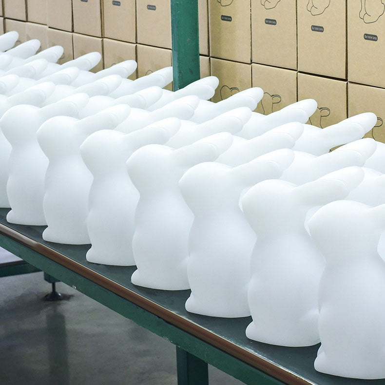 BowLift | Contemporary Creative Rabbit PE LED Table Lamp for the Bedroom