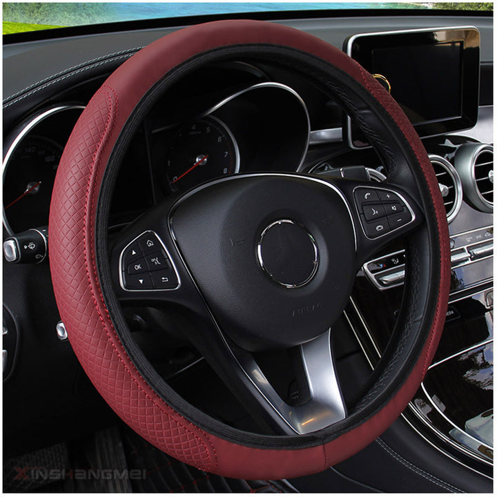 Unisex nan breathable non-slip textured steering wheel cover universal fit Bowlift