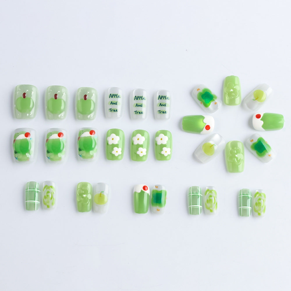 Creative Themed Press-On Nail Art Bowlift