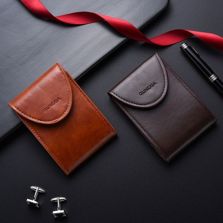 Vintage Leather Card Holder Bowlift