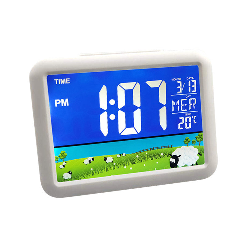 Digital alarm clock with underwater motif Bowlift