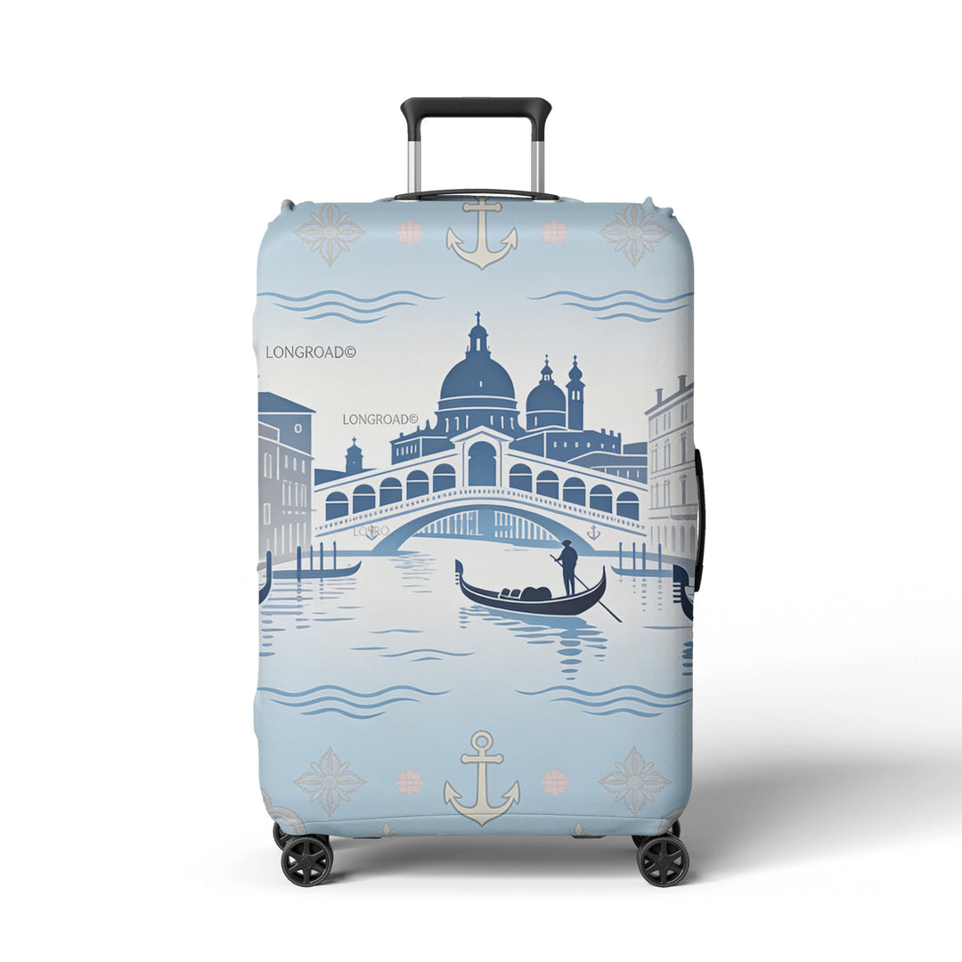 Women's suitcase cover in futuristic design Bowlift
