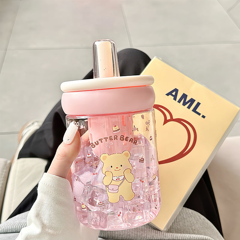 Women's Fun Drinking Cup with Silicone Lid Bowlift