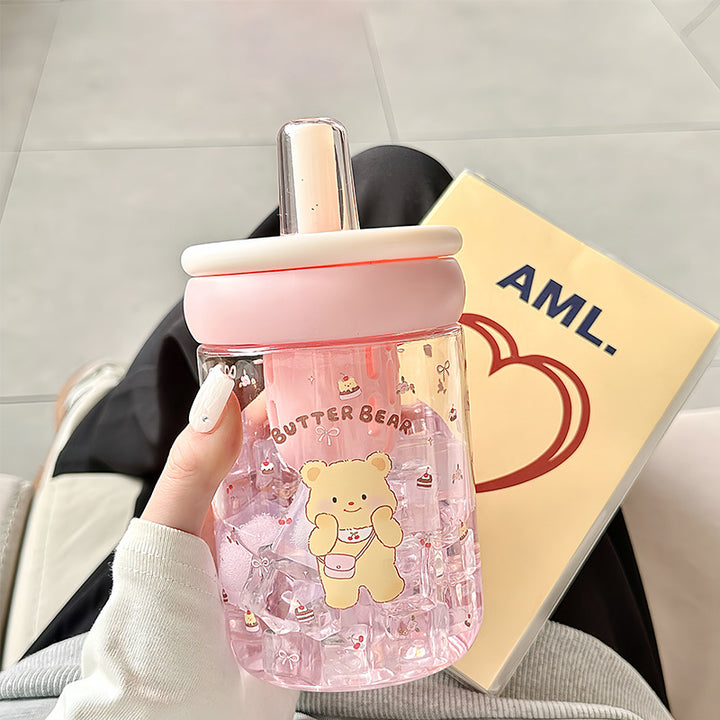 Women's Fun Drinking Cup with Silicone Lid Bowlift
