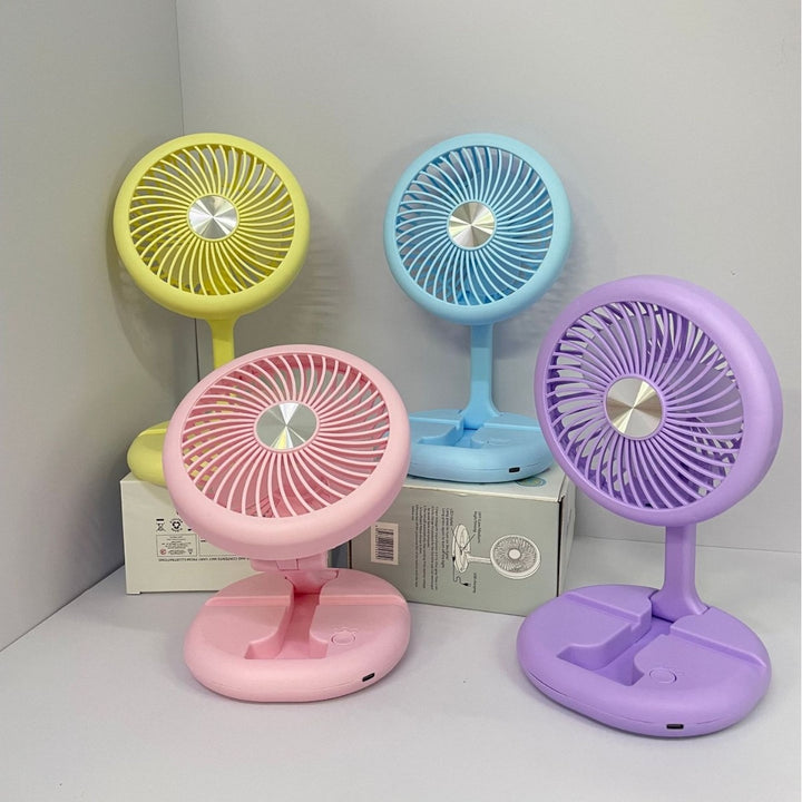 Unisex Creative LED Table Fan with Rotatable Head Bowlift
