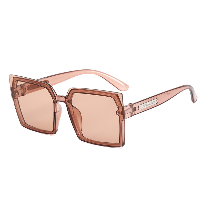 Women's Fashion Square Sunglasses with Stylish Two-Tone Frame Bowlift