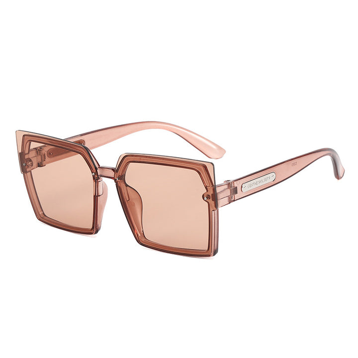 Women's Fashion Square Sunglasses with Stylish Two-Tone Frame Bowlift