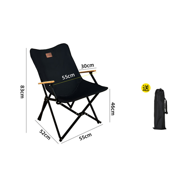 Comfortable Folding Chair With Armrests Bowlift