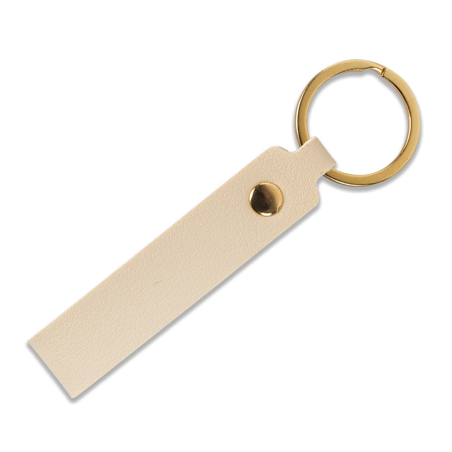 Unisex keychain made of high-quality artificial leather with practical loop Bowlift