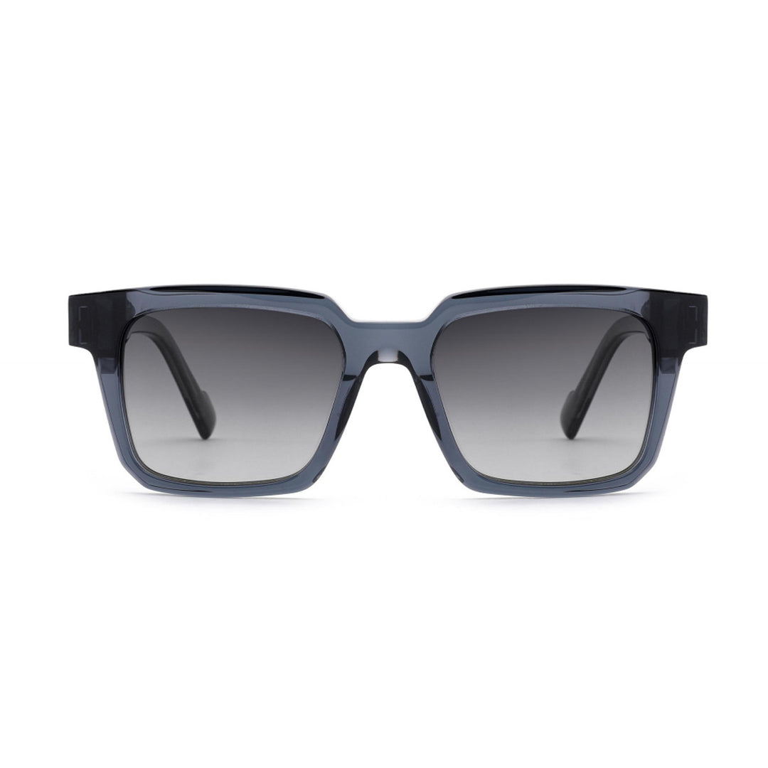 Women's sunglasses in modern, angular design with brown lenses Bowlift