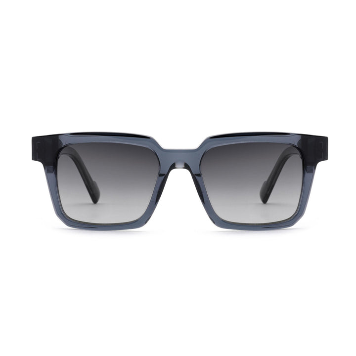 Women's sunglasses in modern, angular design with brown lenses Bowlift