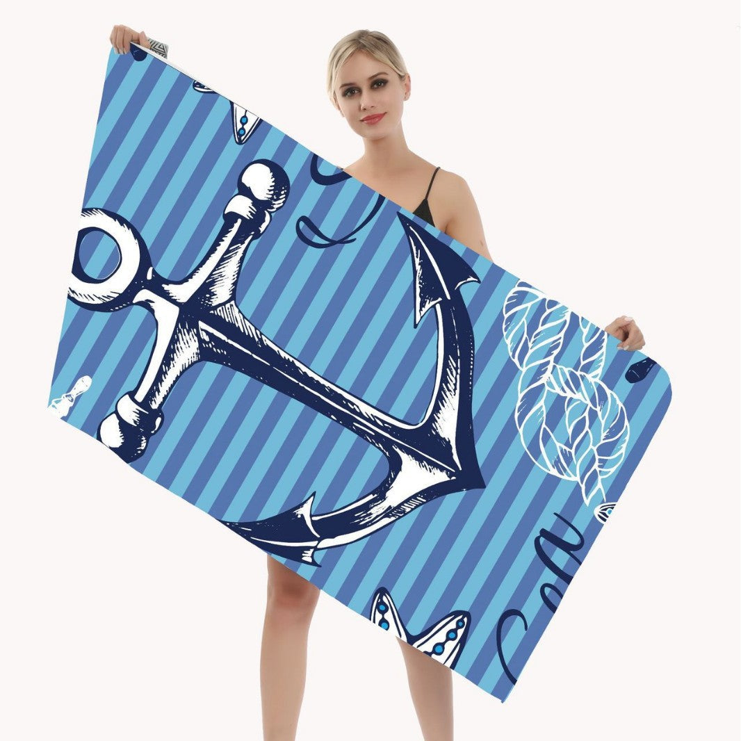 Beach towel with creative mandala design Bowlift