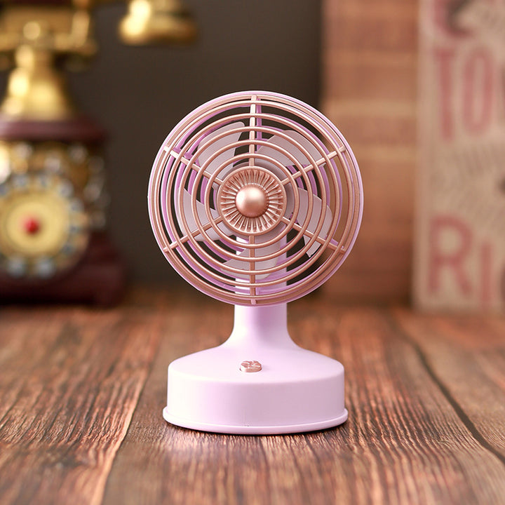 Women Portable Table Fan with Flexible Tilt Adjustment Bowlift