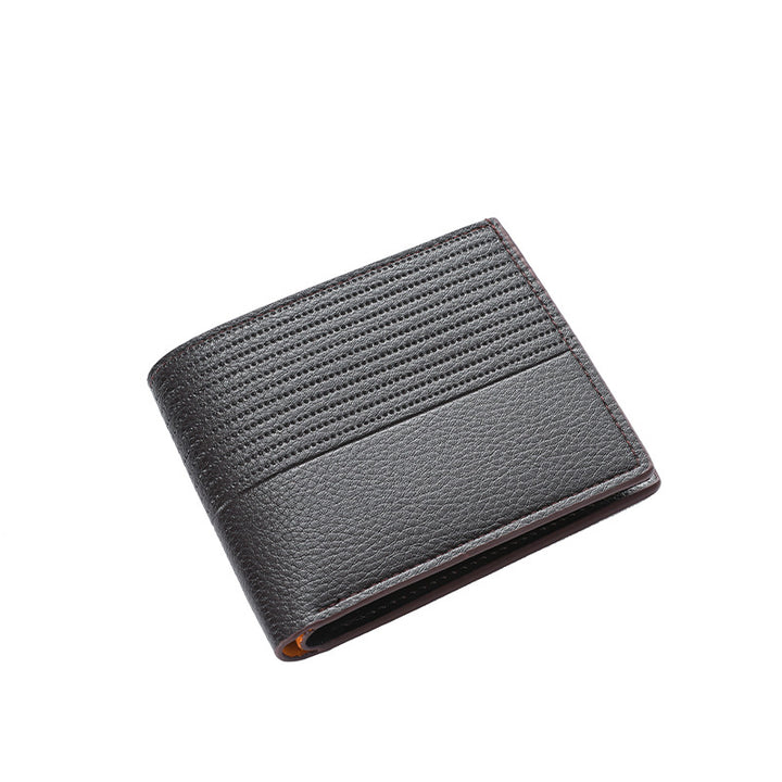Textured Leather Card Case Bowlift