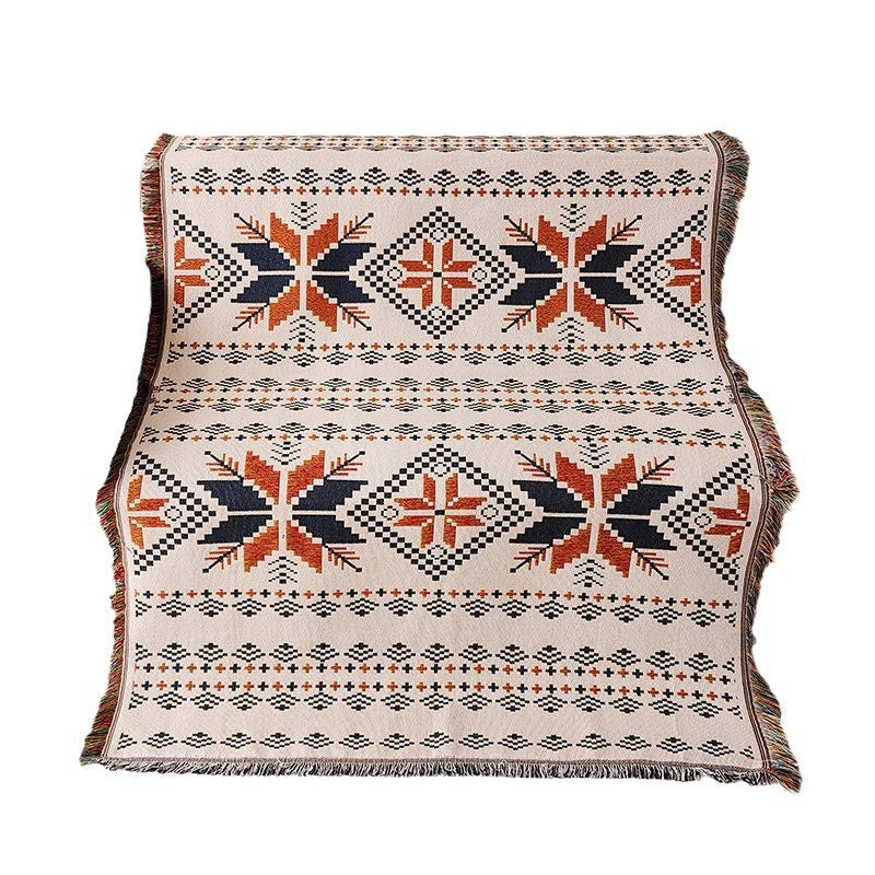 Decorative Woven Throw Blanket