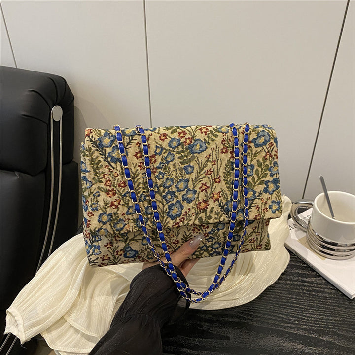Elegant Floral Embellished Handbag Bowlift