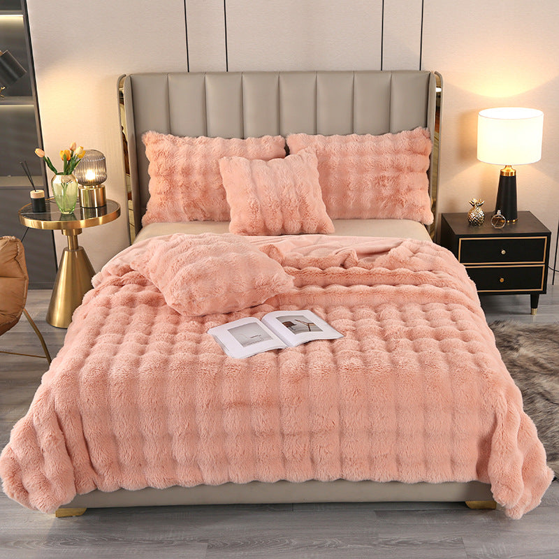 Luxury Fuzzy Faux Fur Blanket