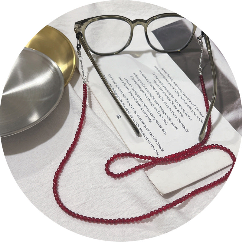 Beaded Eyewear Holder Chain Bowlift