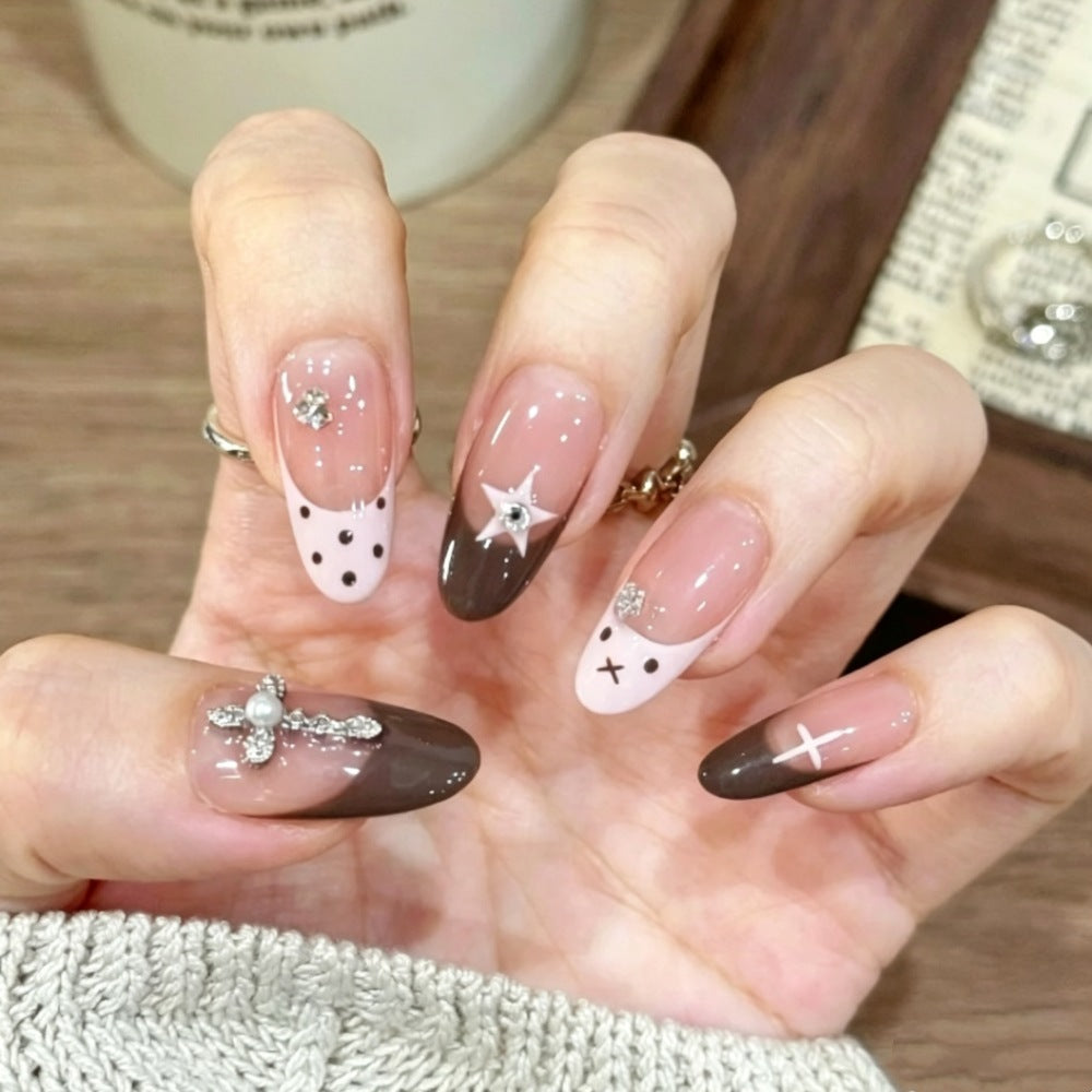 Ombre Nail Art Press-On Nails Set Bowlift