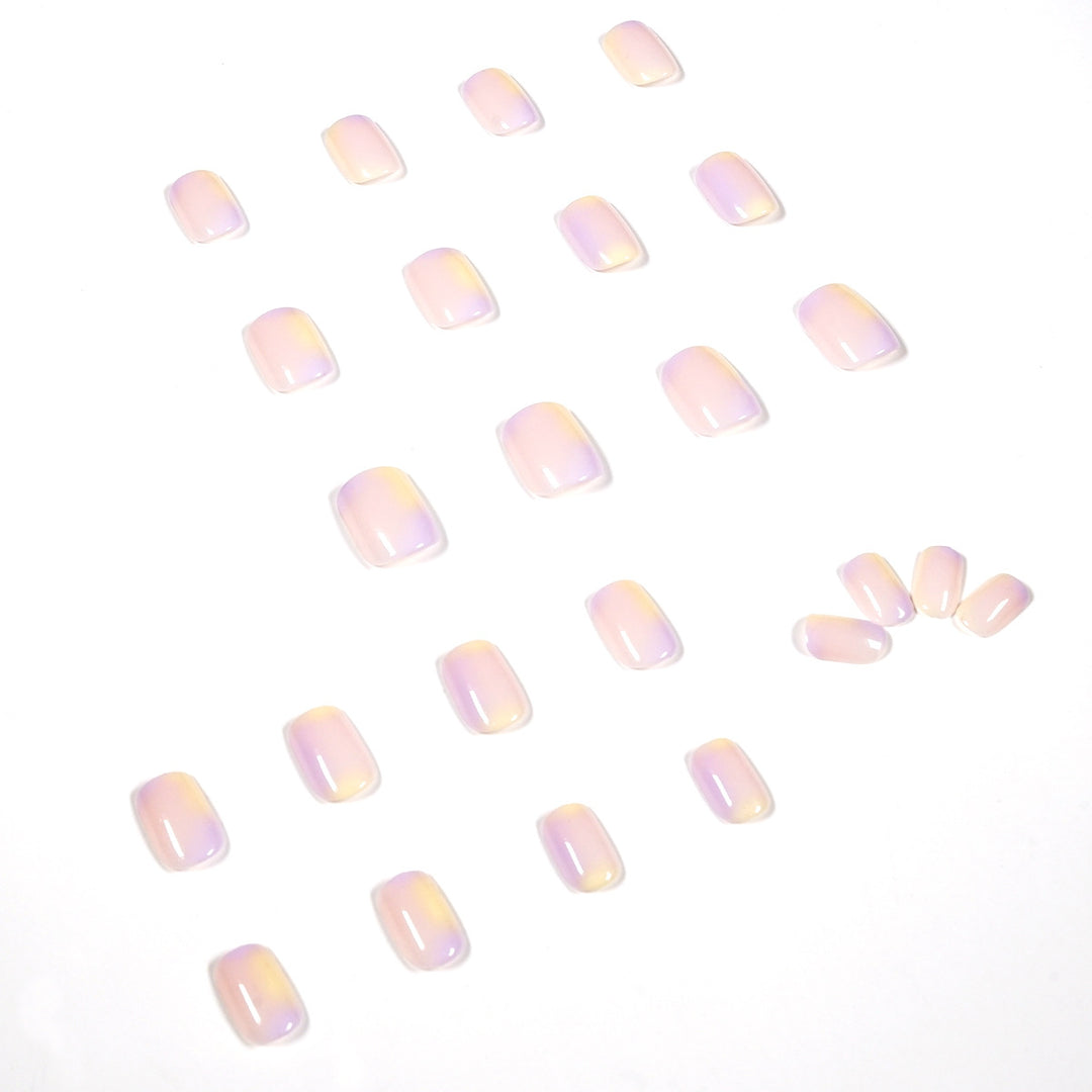 Artful Nail Art with Glitter and Ombre Design Bowlift