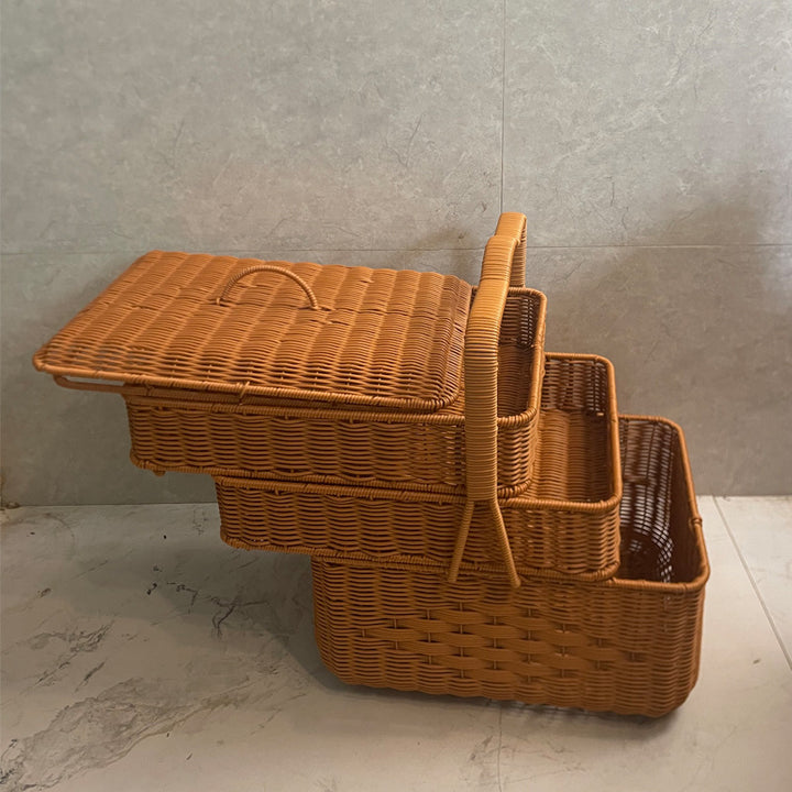 Women's Laundry Basket with Practical Compartments Bowlift