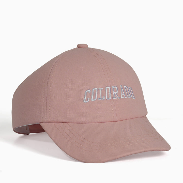 Ladies sporty cotton cap with front embroidery Bowlift