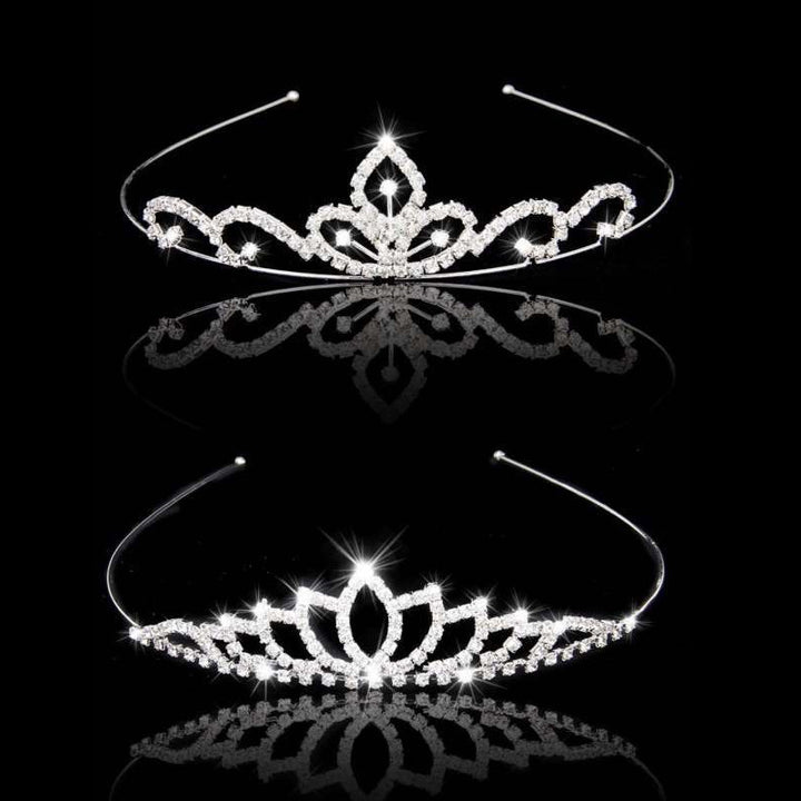 Ladies Crystal Embellished Tiara Bowlift