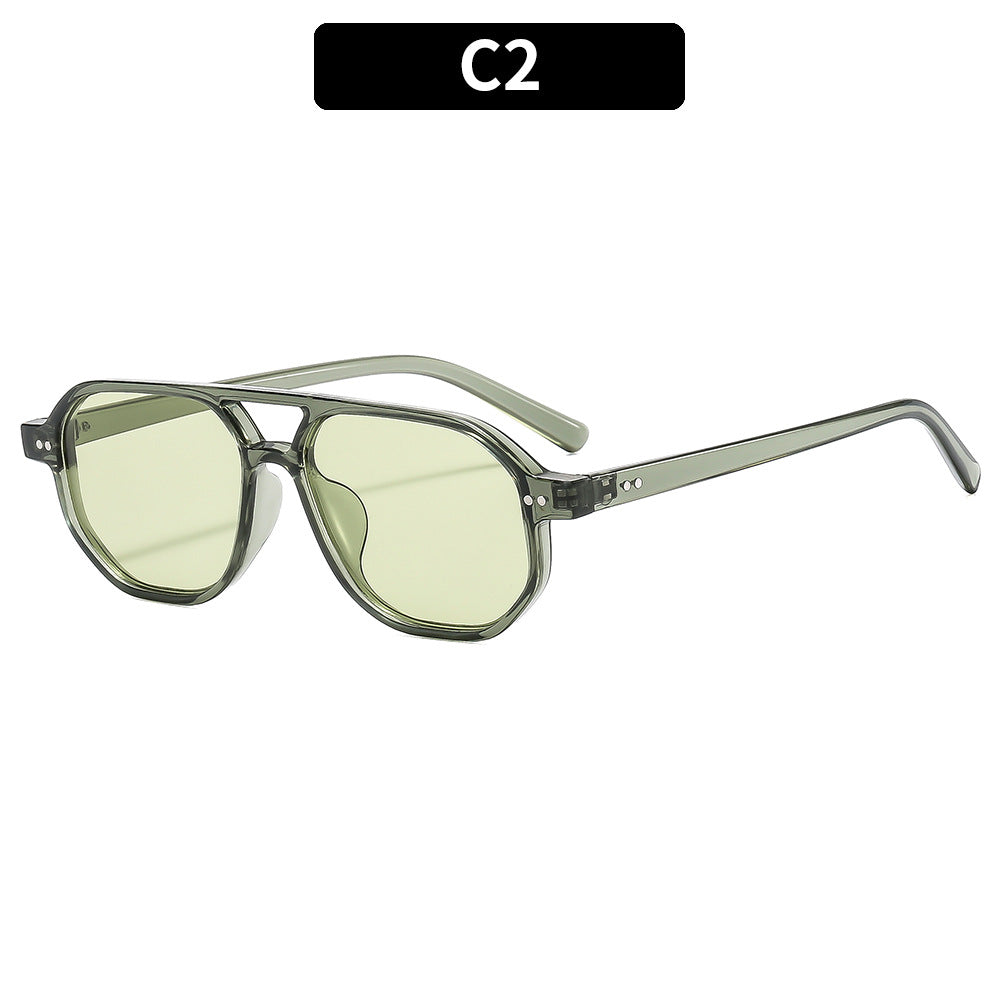 Fashion-Forward Octagonal Sunglasses