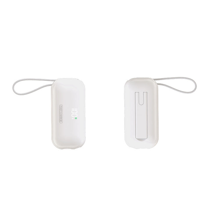 Portable Power Bank with Digital Charging Display and Protective Case Bowlift