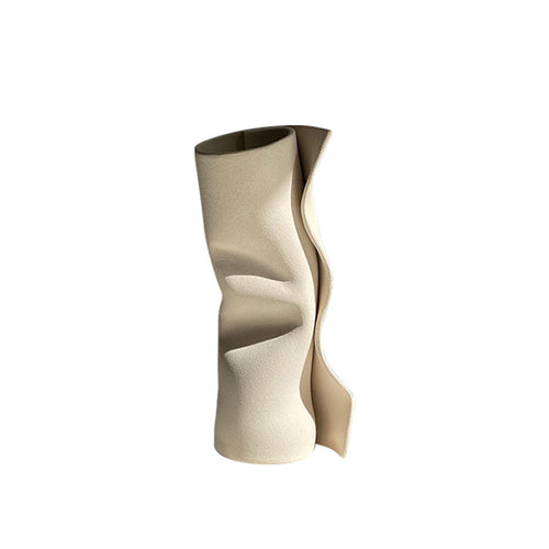 Sculptural Twist Decorative Vase