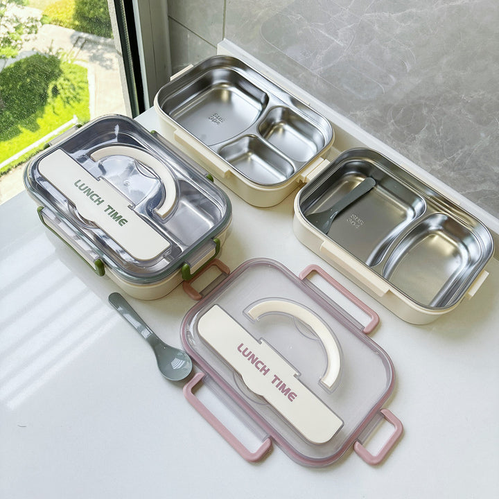 Multi-Compartment Stainless Steel Meal Prep Box