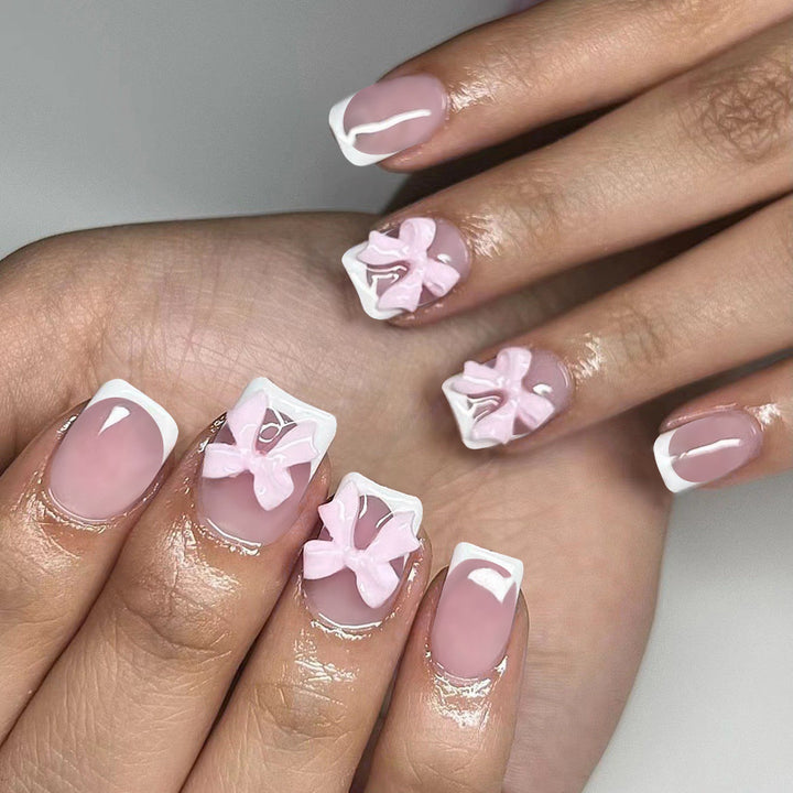 Decorative Press-On Nail Art Bowlift