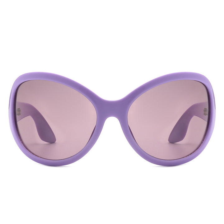 Ladies sunglasses in a stylish butterfly design with UV protection and wide frame Bowlift