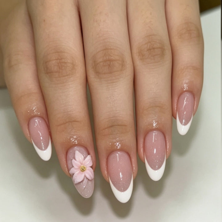 Floral 3D Nail Art Tips Bowlift