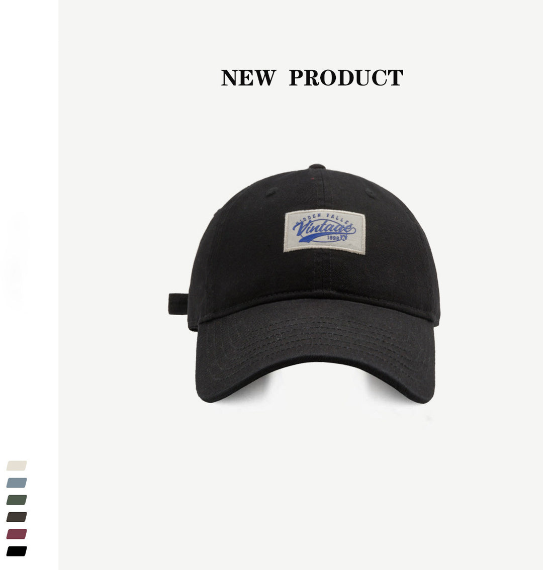 Vintage-Inspired Casual Cotton Adjustable Cap