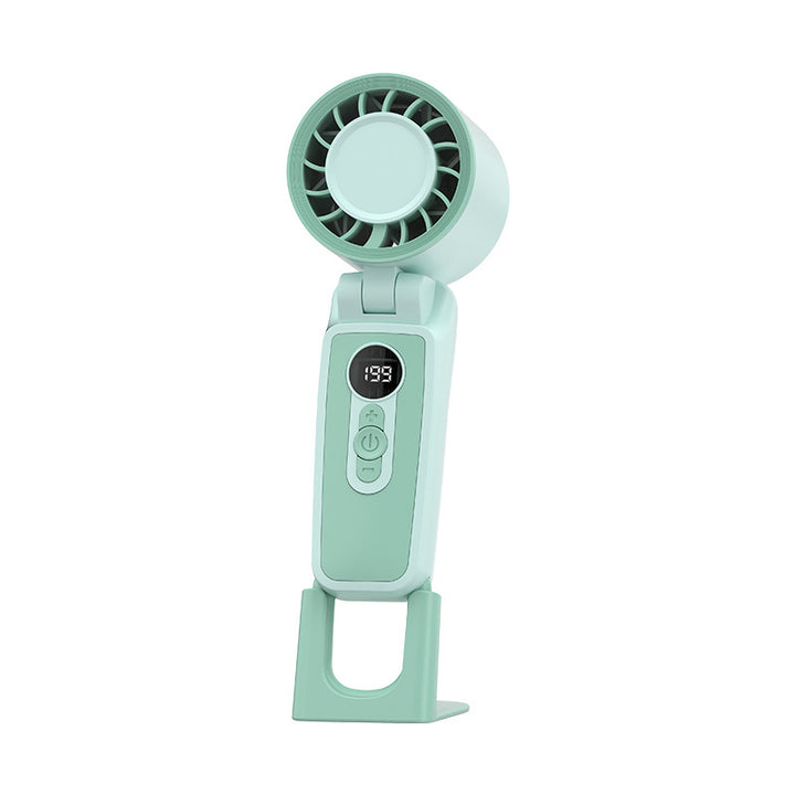 Women Portable Mini High-Performance Fan with Digital Control Bowlift