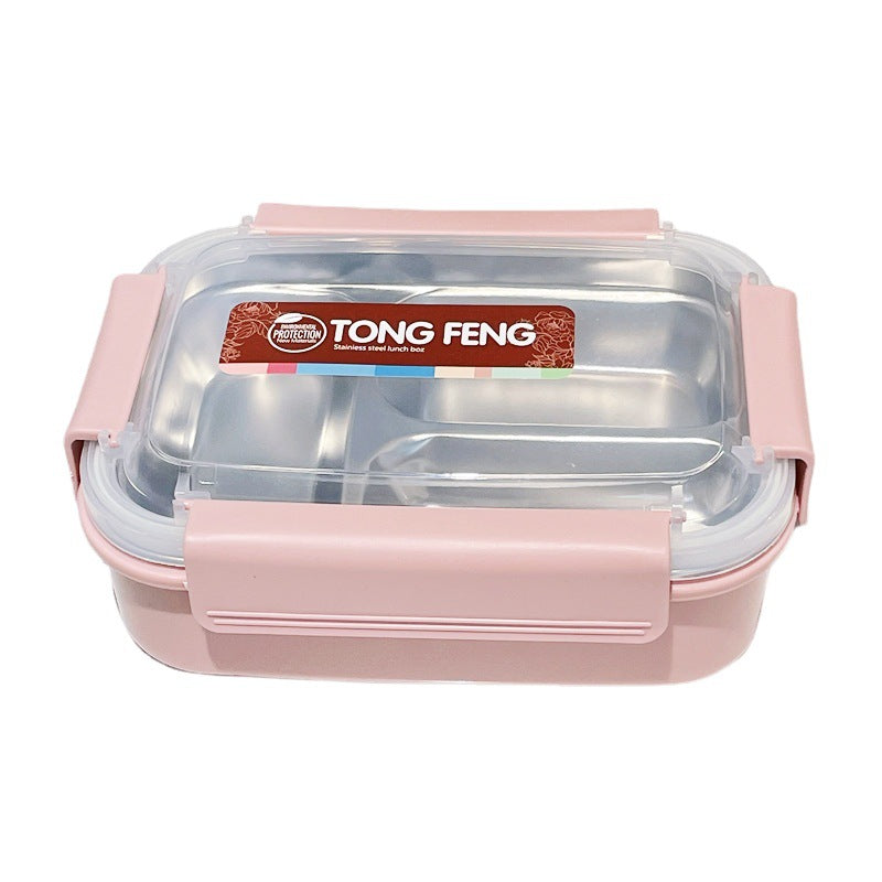 Multi-Compartment Stainless Steel Bento Lunch Box