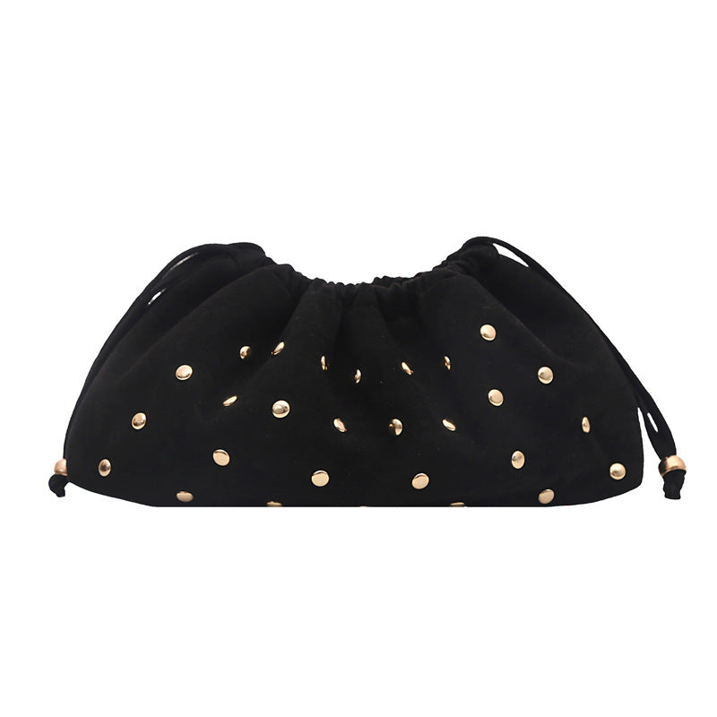 WoChic Studded Drawstring Clutch Bag Bowlift