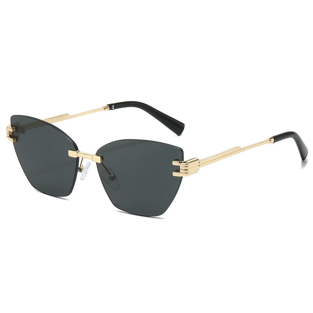 High-Fashion Gradient Shield Sunglasses Bowlift