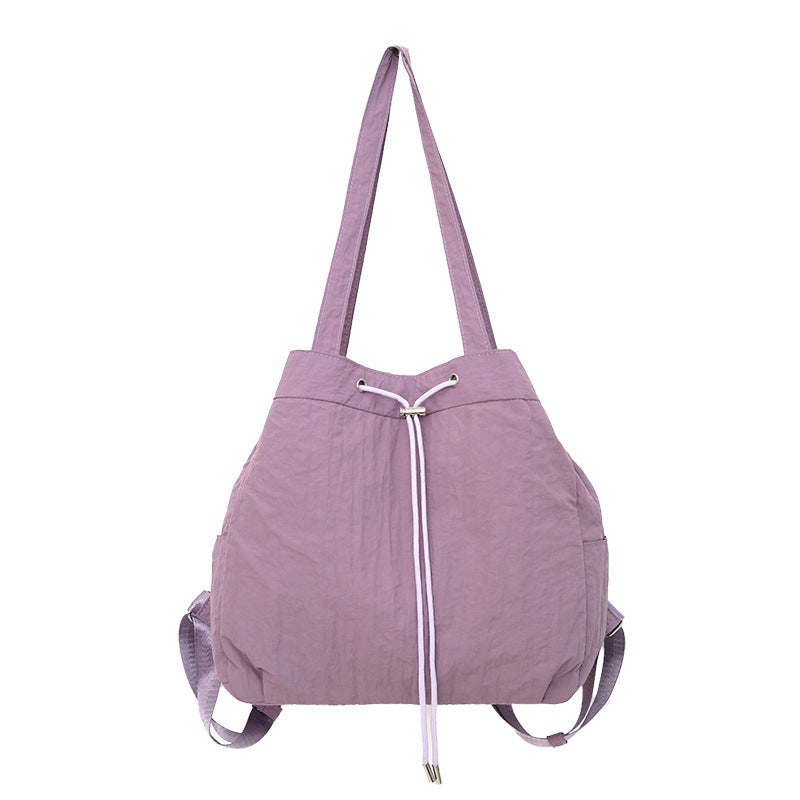 Fashionable Leisure Bag With Drawstring Bowlift