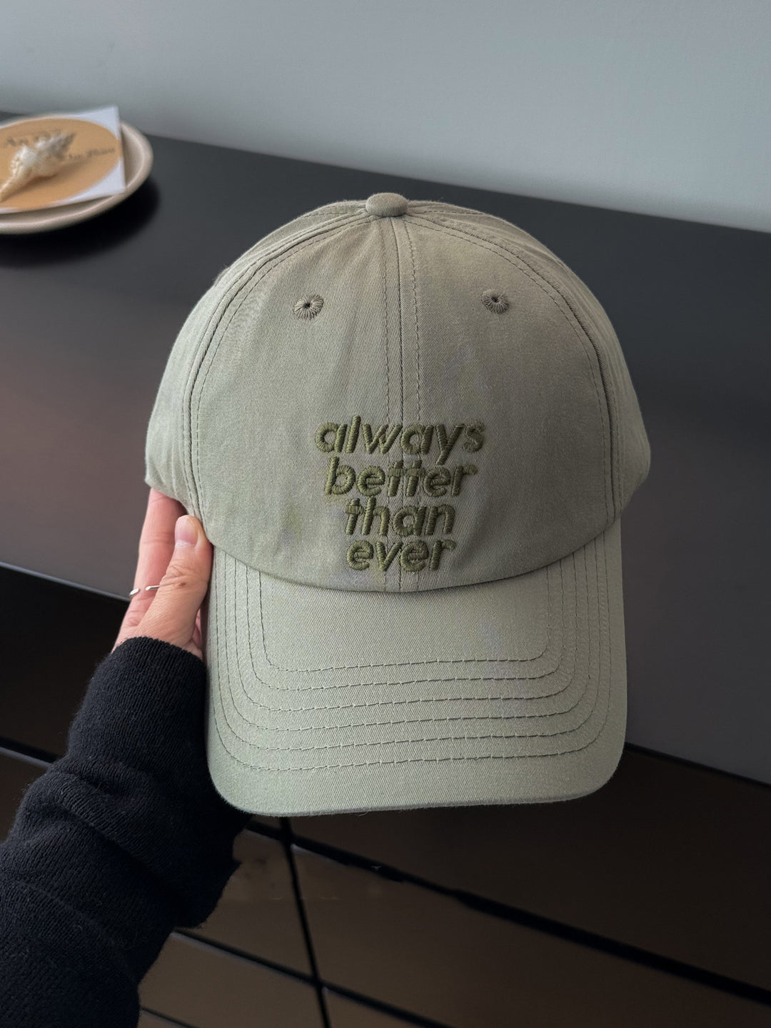 Embroidered Statement Cap