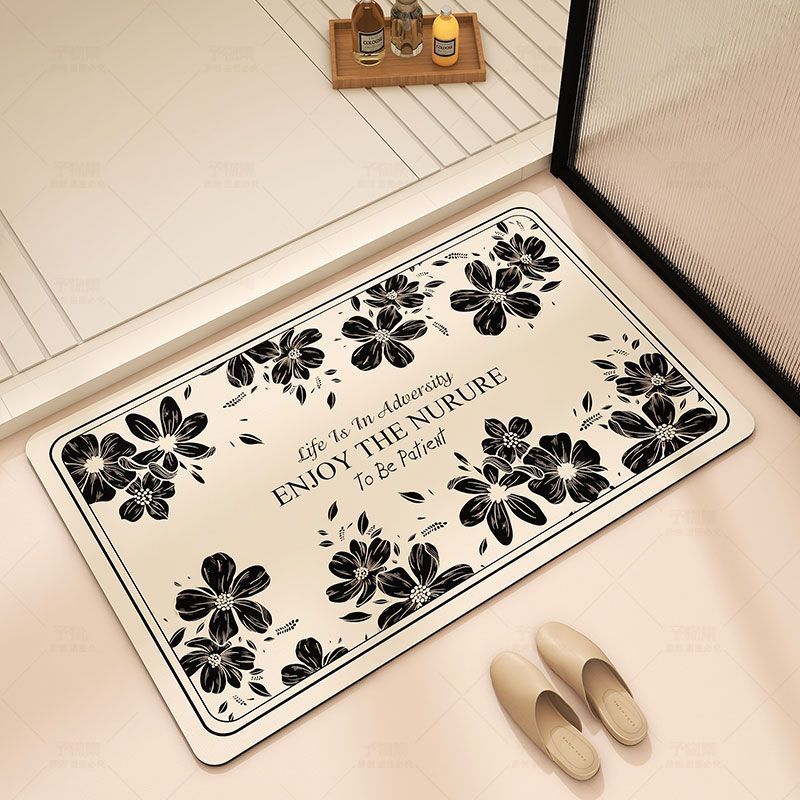 Inspirational Quote Bathroom Mat Bowlift