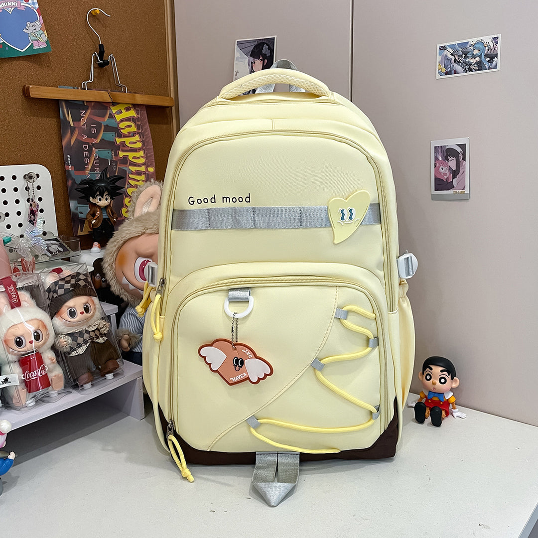 Backpack with Stylish Design and Practical Exterior Pockets Bowlift