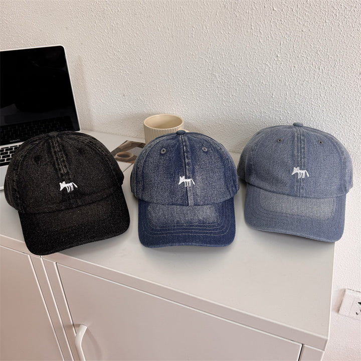 Men's Casual Graphic Denim Baseball Cap Bowlift