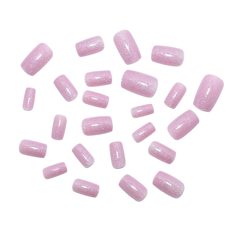 Glittery Acrylic Press-On Nail Set Bowlift
